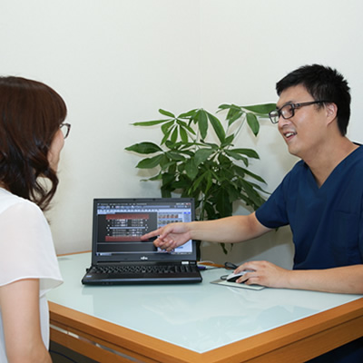 基本に忠実でていねいな治療をします